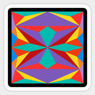 abstract geometric design for your creativity Sticker